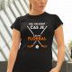 Môj obľúbený čas je: Čas na florbal - dámske tričko s potlačou