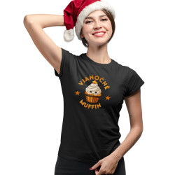 Vianočné muffin  v2 - dámske tričko s potlačou