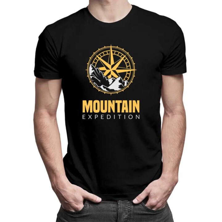Mountain expedition - pánske tričko s potlačou