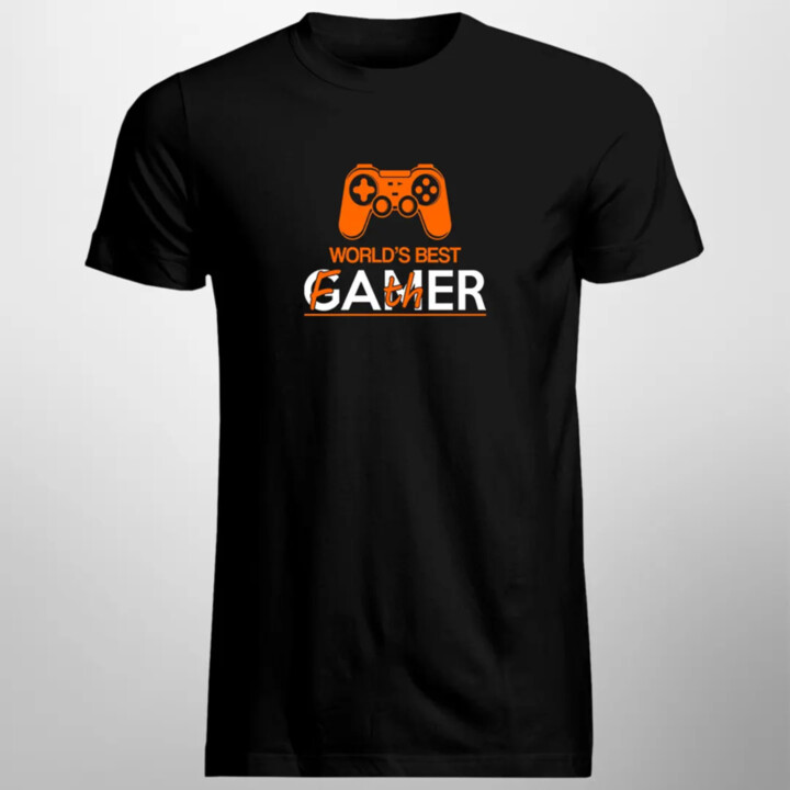 World's best gamer - pánske tričko s potlačou