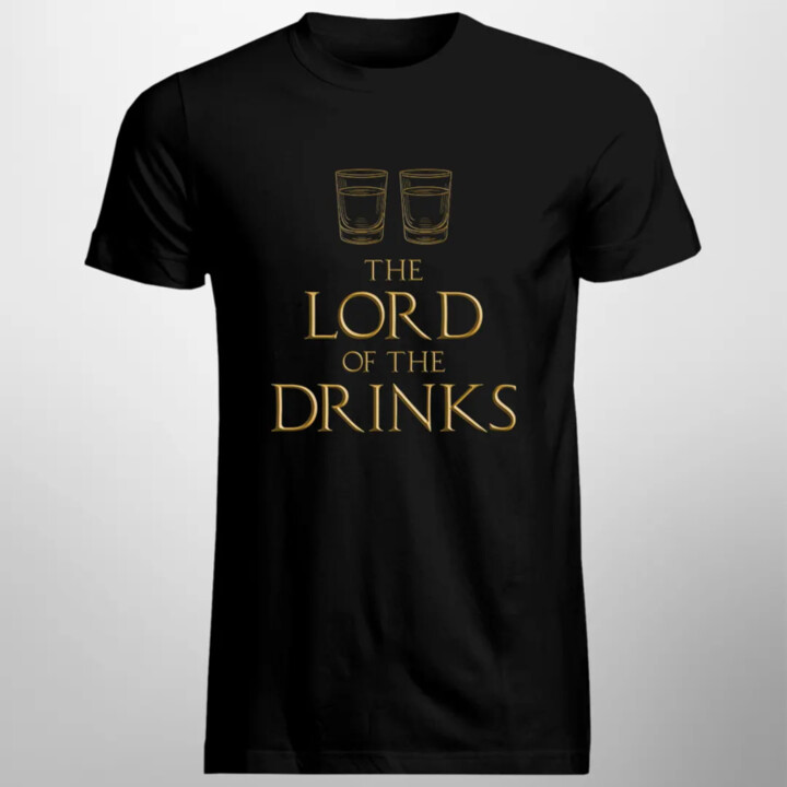 The lord of the drinks - pánske tričko s potlačou
