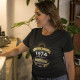 1974 - 50 rokov života slnečného lúča v kombinácii s malým hurikánom - dámske tričko s potlačou