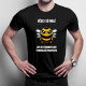 Včely sú milé, len si starostlivo vyberajú priateľov - pánske tričko s potlačou