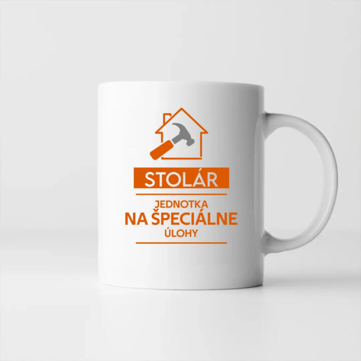 Stolár - jednotka na špeciálne úlohy - keramický hrnček s potlačou