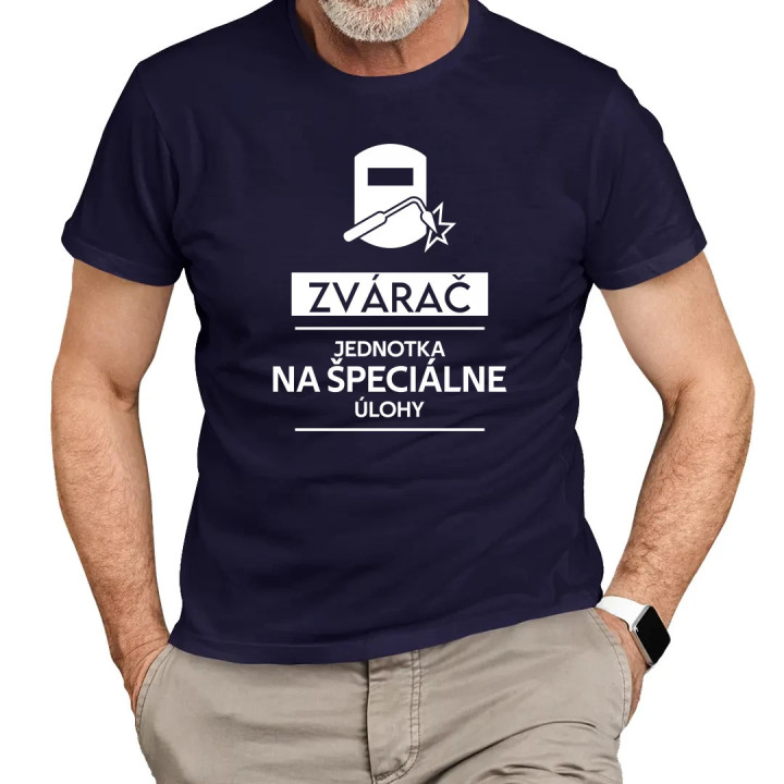 Zvárač - jednotka na špeciálne úlohy - pánske tričko s potlačou