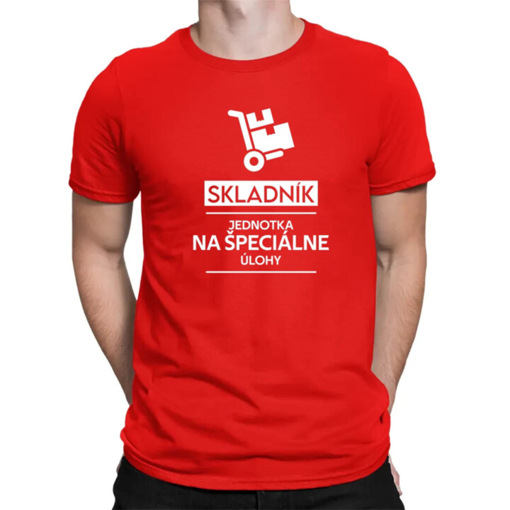 Skladník - jednotka na špeciálne úlohy - pánske tričko s potlačou