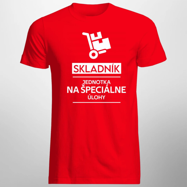 Skladník - jednotka na špeciálne úlohy - pánske tričko s potlačou