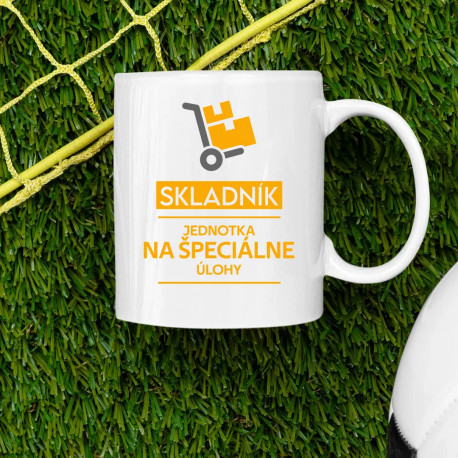 Skladník - jednotka na špeciálne úlohy - keramický hrnček s potlačou