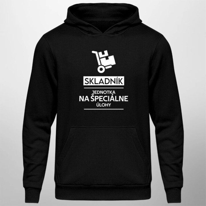 Skladník - jednotka na špeciálne úlohy  - pánska mikina s potlačou