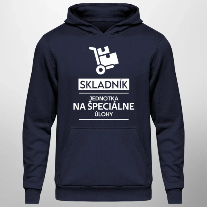 Skladník - jednotka na špeciálne úlohy  - pánska mikina s potlačou