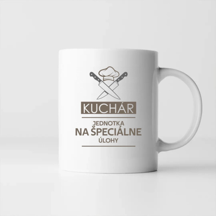 Kuchár - jednotka na špeciálne úlohy - keramický hrnček s potlačou