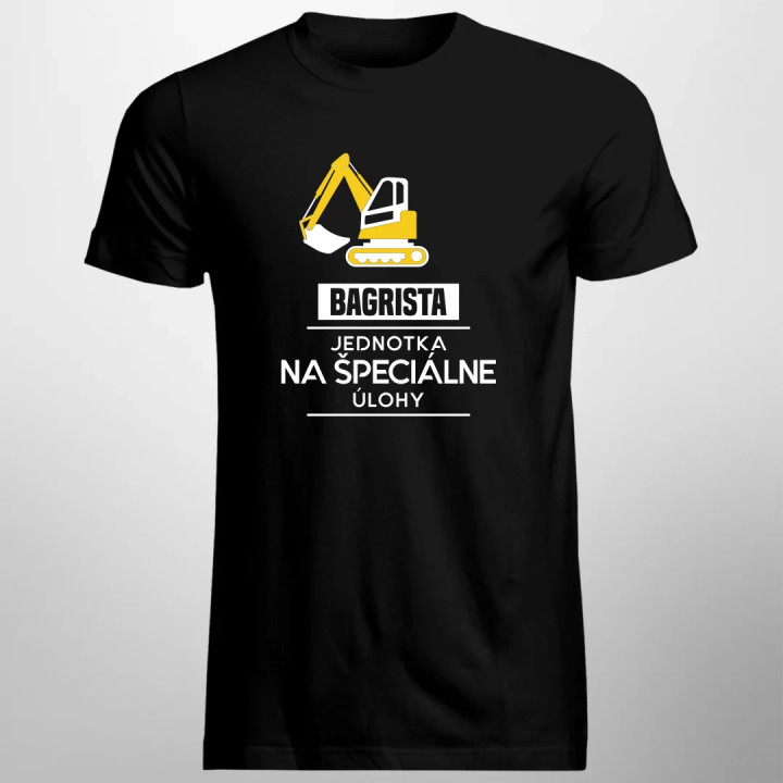 Bagrista - jednotka na špeciálne úlohy - pánske tričko s potlačou