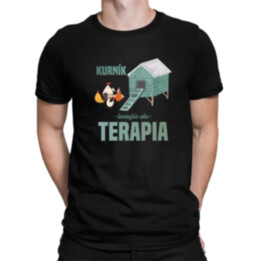 Kurník - lacnejšie ako terapia - pánske tričko s potlačou