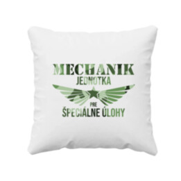 Mechanik - jednotka pre špeciálne úlohy - vankúš s potlačou
