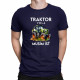 Traktor volá, musím ísť  - verzia 2 - pánske tričko s potlačou