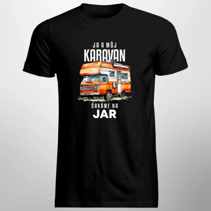Ja a môj karavan čakáme na jar - pánske tričko s potlačou
