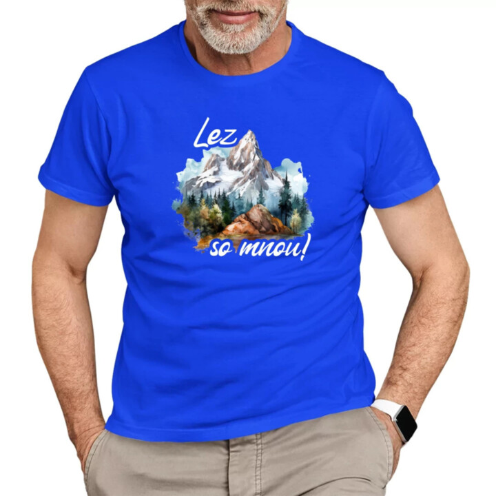 Lez so mnou! - pánske tričko s potlačou