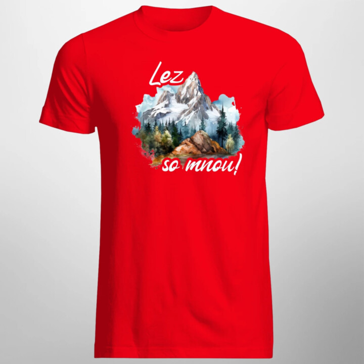 Lez so mnou! - pánske tričko s potlačou