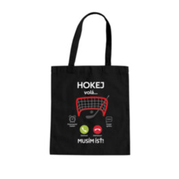 Hokej volá, musím ísť  - taška s potlačou