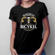 Môj obľúbený čas: je čas na bicykel V2 - dámske tričko s potlačou