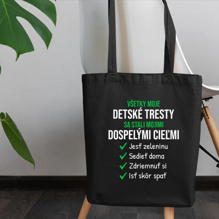 Všetky moje detské tresty - taška s potlačou