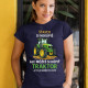 Šťastie si nekúpiš, ale môžeš si kúpiť traktor - dámske tričuko s potlačo