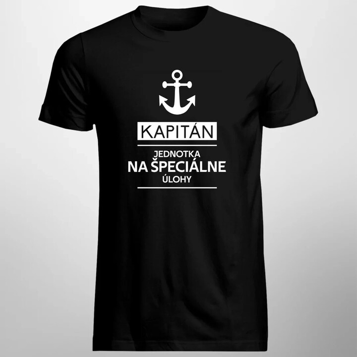 Kapitán - jednotka na špeciálne úlohy - pánske tričko s potlačou