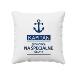 Kapitán - jednotka na špeciálne úlohy - vankúš s potlačou