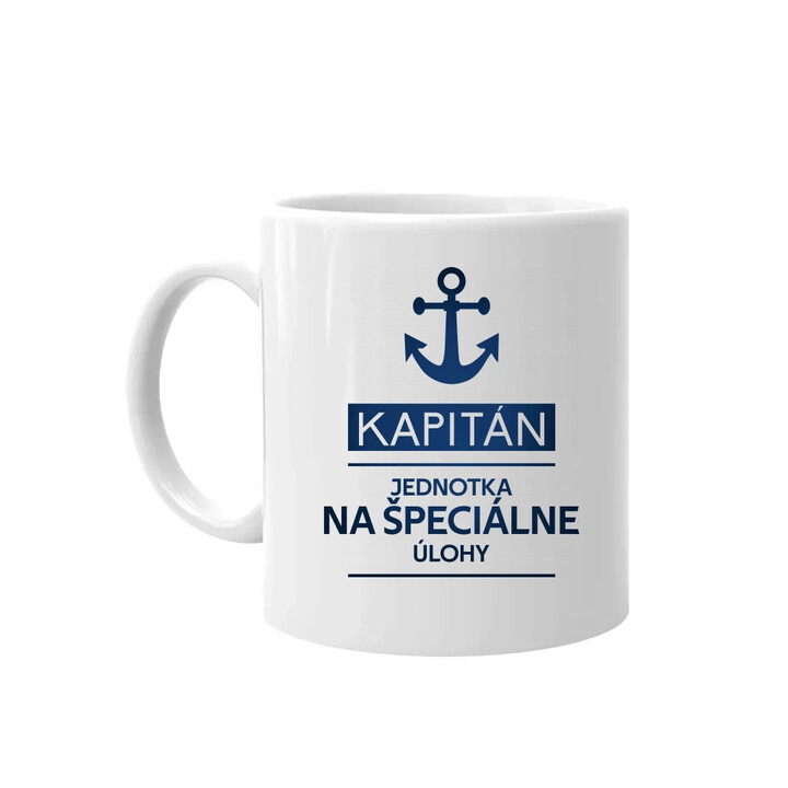 Kapitán - jednotka na špeciálne úlohy - keramický hrnček s potlačou