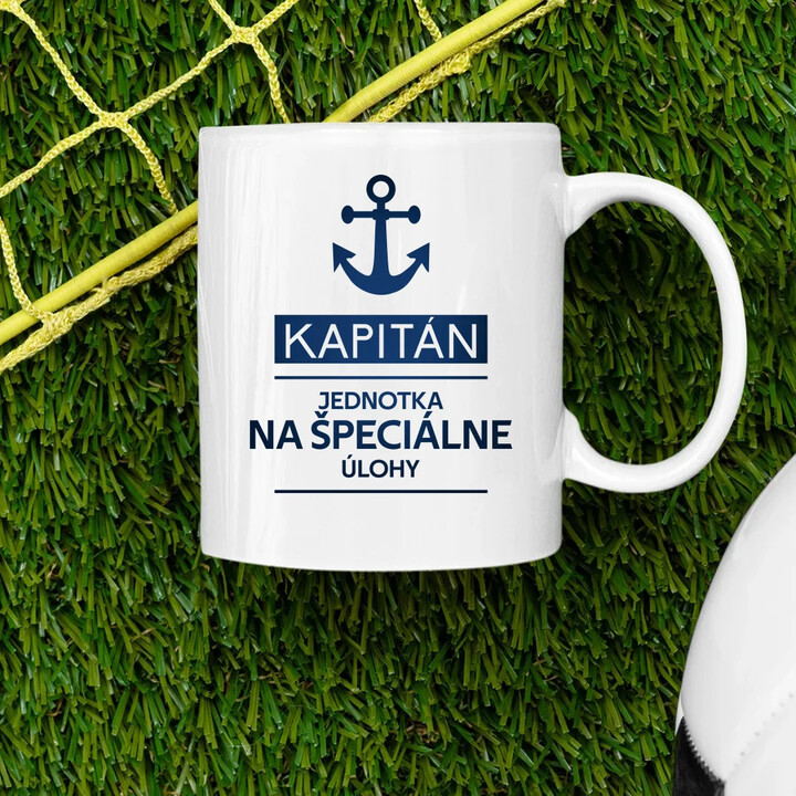 Kapitán - jednotka na špeciálne úlohy - keramický hrnček s potlačou