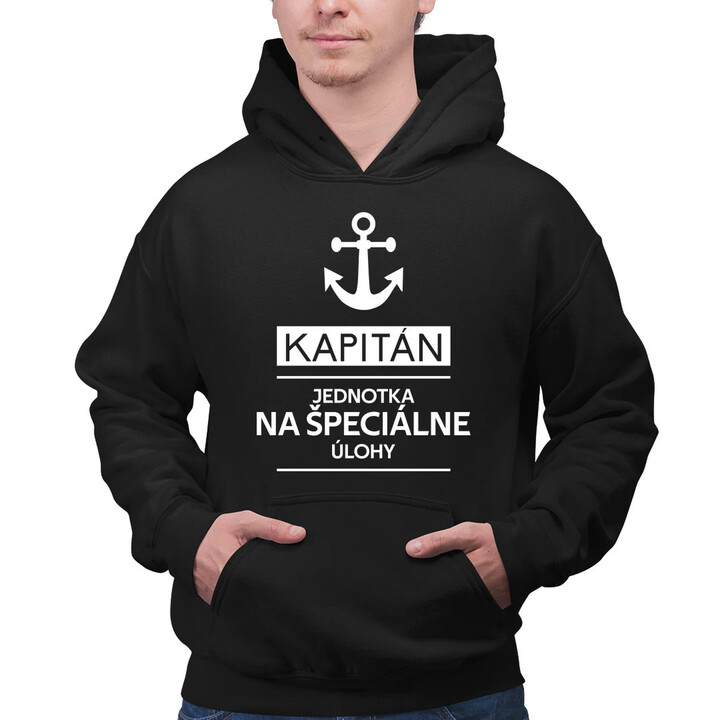 Kapitán - jednotka na špeciálne úlohy  - pánska mikina s potlačou