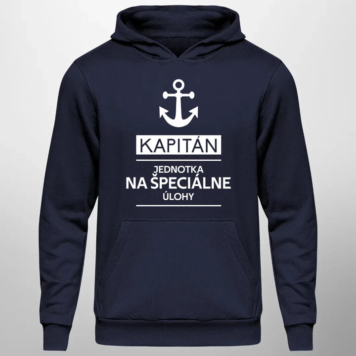 Kapitán - jednotka na špeciálne úlohy  - pánska mikina s potlačou
