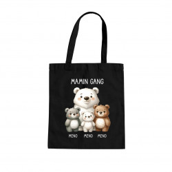 Mamin Gang - tri deti - taška s potlačou - personalizovaný produkt