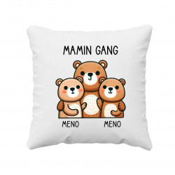 Mamin Gang - dve deti - vankúš s potlačou - personalizovaný produkt