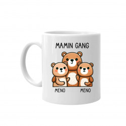 Mamin Gang - dve deti - keramický hrnček s potlačou - personalizovaný produkt