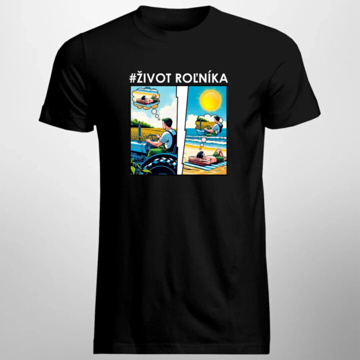 Život roľníka - pánske tričko s potlačou