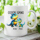 Ockov Gang (dinosaurov) - jedno dieťa - keramický hrnček s potlačou - personalizovaný produkt