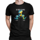 Ockov Gang (dinosaurov) - dve deti - pánske tričko s potlačou - personalizovaný produkt