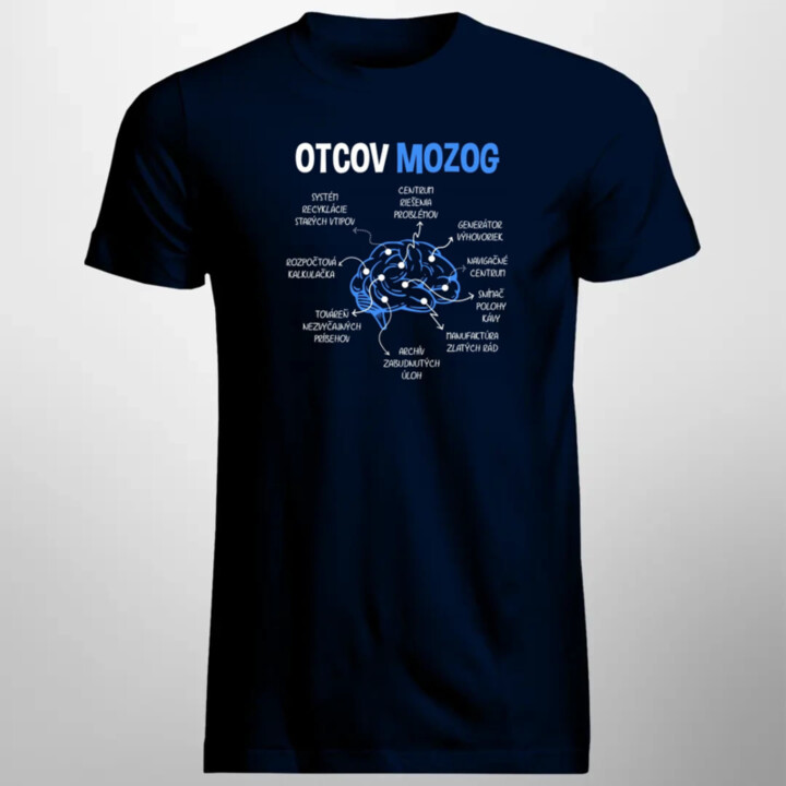 Otcov mozog - pánske tričko s potlačou