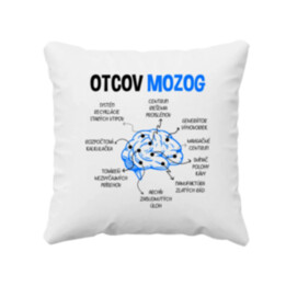 Otcov mozog - vankúš s potlačou