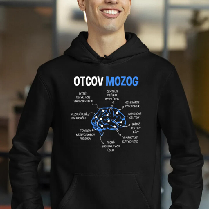 Otcov mozog  - pánska mikina s potlačou