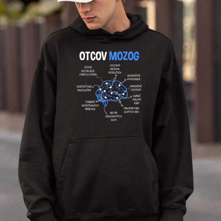 Otcov mozog  - pánska mikina s potlačou