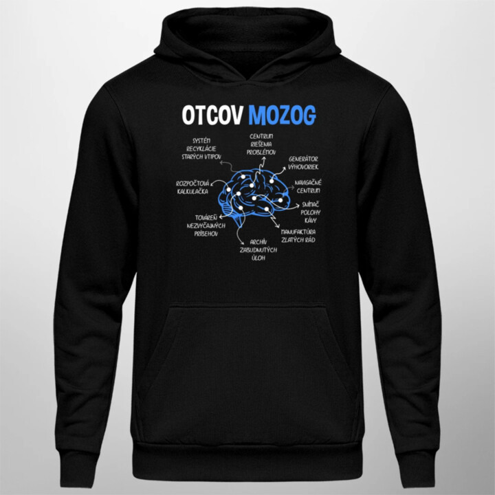 Otcov mozog  - pánska mikina s potlačou
