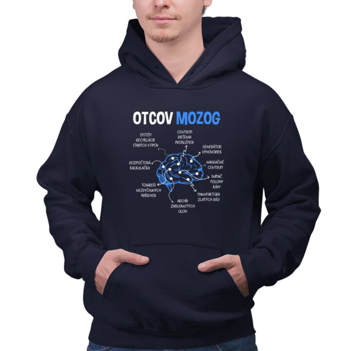 Otcov mozog  - pánska mikina s potlačou