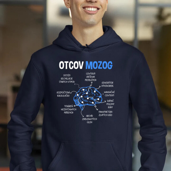Otcov mozog  - pánska mikina s potlačou