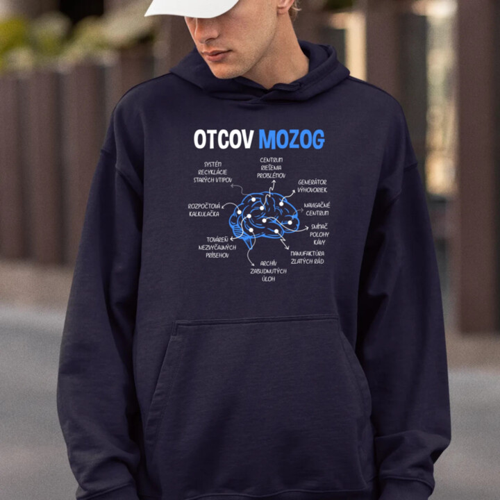 Otcov mozog  - pánska mikina s potlačou