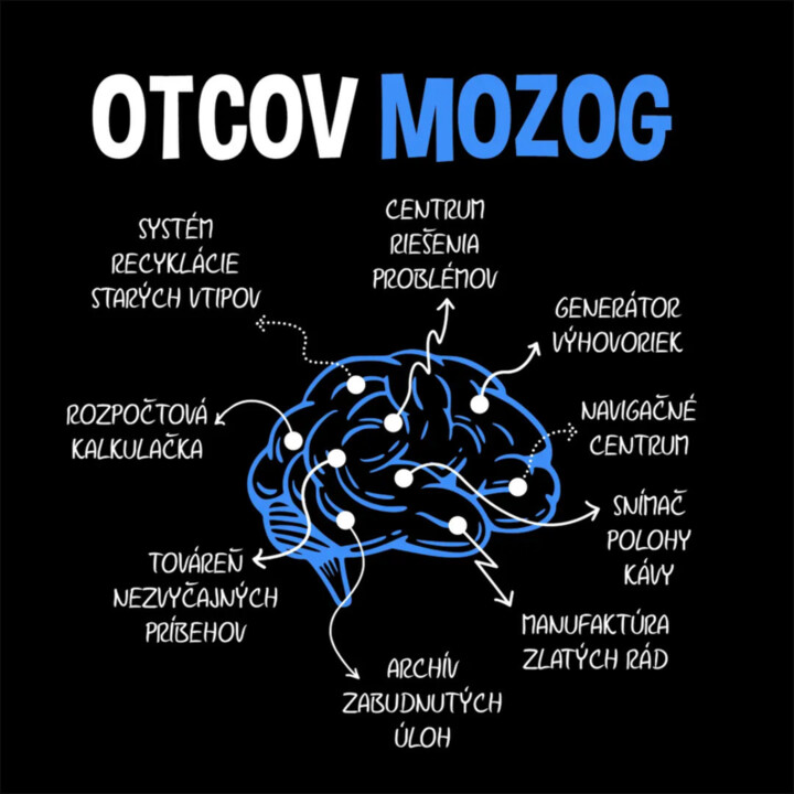 Otcov mozog  - pánska mikina s potlačou