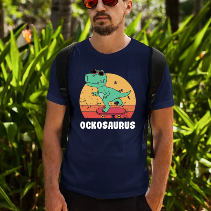 Ockosaurus - pánske tričko s potlačou