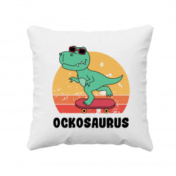 Ockosaurus - vankúš s potlačou