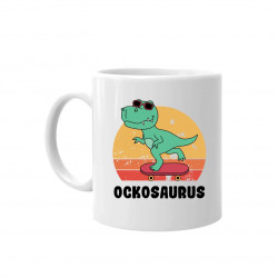 Ockosaurus - keramický hrnček s potlačou